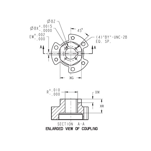 GE Ultra/Ultra+ WPI 324-511 Coupling