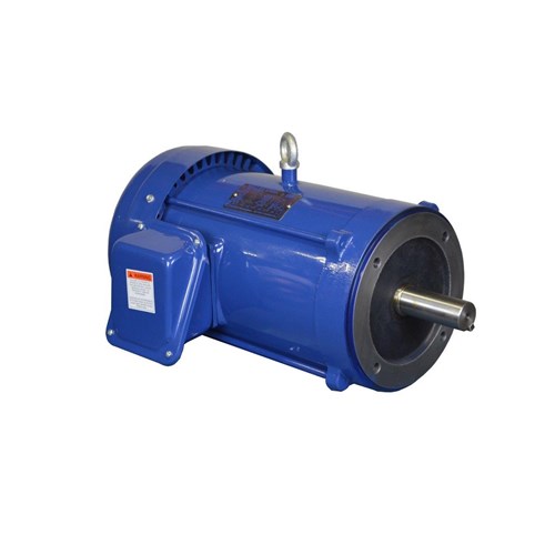 TECO Rolled Steel TEFC Motor w/C-Face Round Body