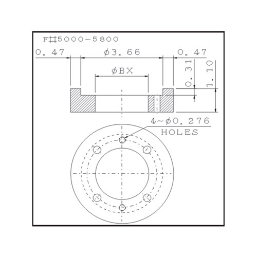 TECO VHS Steady Bushing Kit 5000-5800 Frame